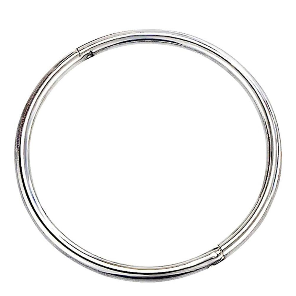 Sterling Silver Minimalist Bangle Bracelet - Picture 4 of 4